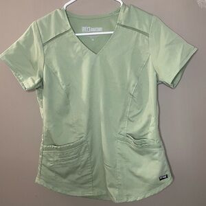Grey's Anatomy Women's Green Scrub Top Size XS